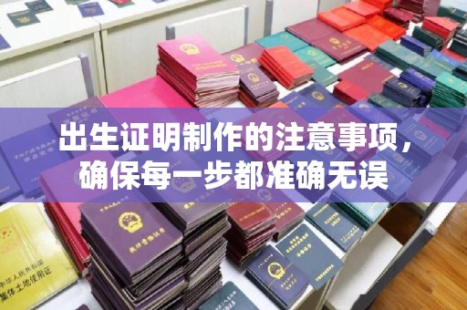 喀喇沁左翼出生证明制作的注意事项，确保每一步都准确无误